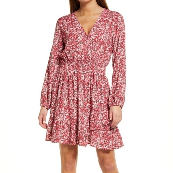 Area Stars, Delilah Floral Long Sleeve Fit & Flare Dress,Excellent Condition,M - Picture 4 of 9